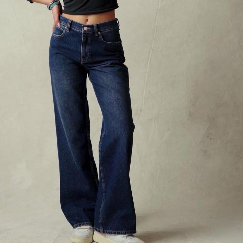 WE THE FREE Tinsley Baggy High Rise Jeans, Dark Romance, 29 (NWT)